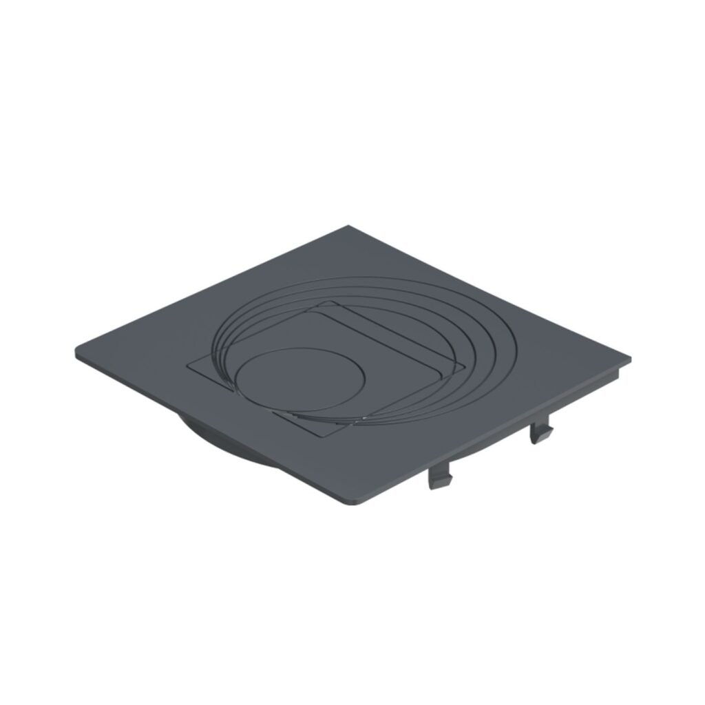 Кришка під трубу до дощеприймача GALECO PVC2