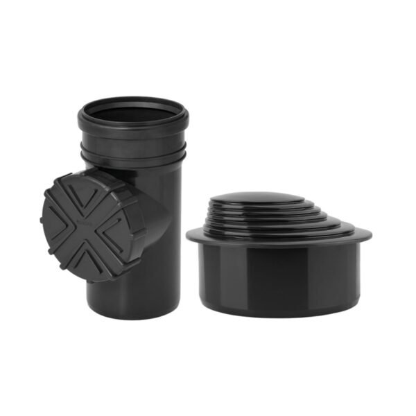 З'єднувач ревізії вертикальної 110 з редукцією 80-110 GALECO PVC2