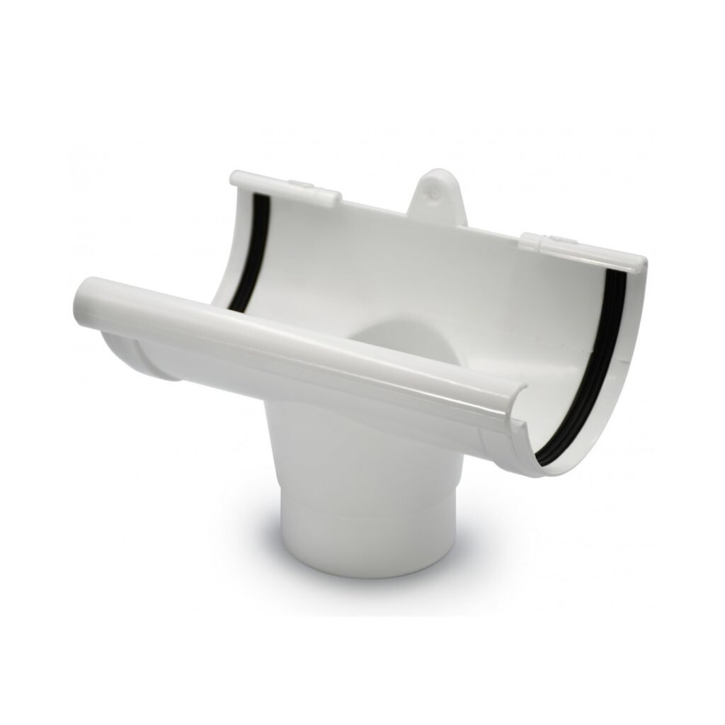 Лійка ринви GIZA біла 120мм