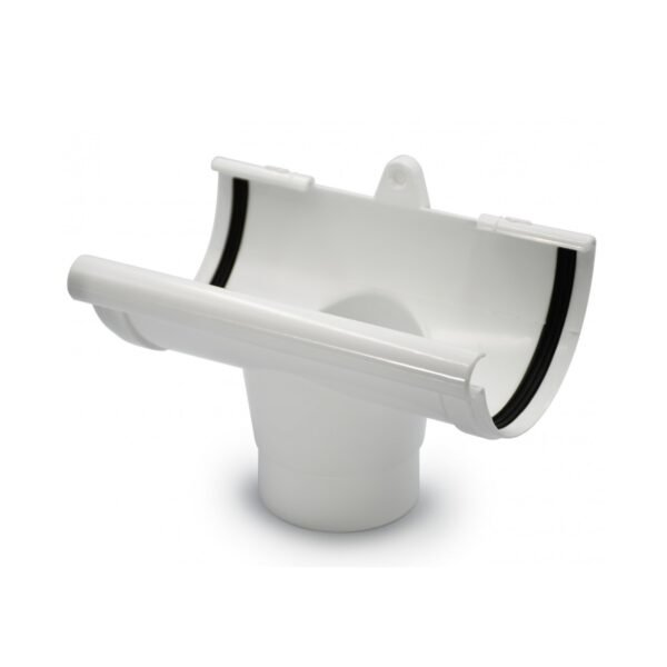 Лійка ринви GIZA біла 120мм