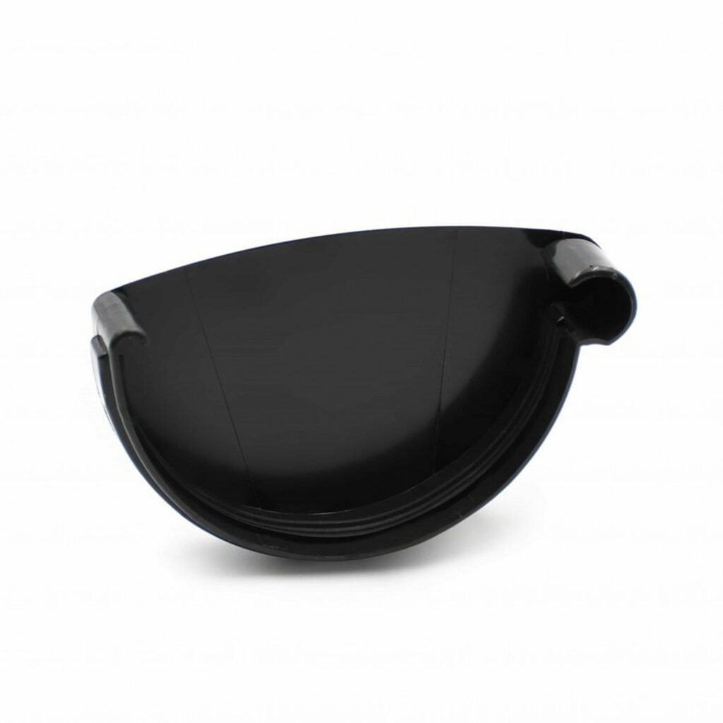 Заглушка ринви права антрацитова 120мм GIZA