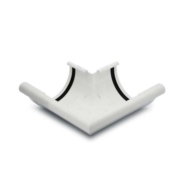 Кут ринви зовнішній 90° GIZA білий 120мм