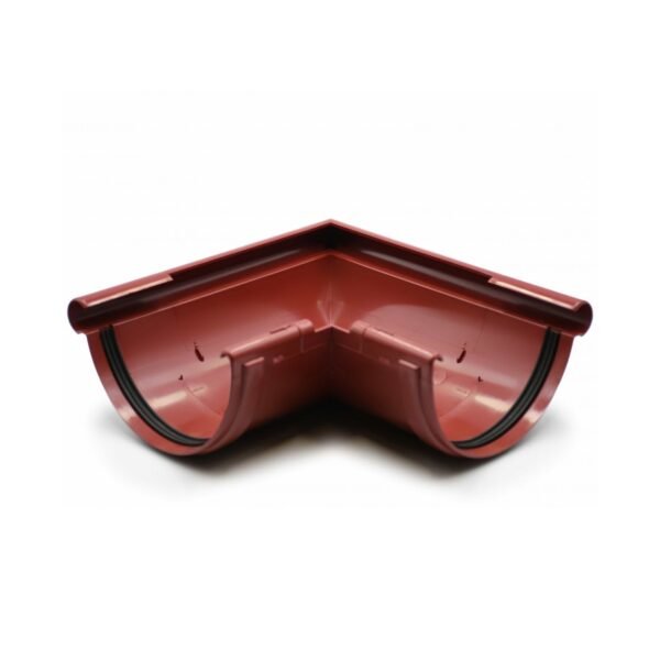 Кут ринви зовнішній 90° червоний 120мм GIZA