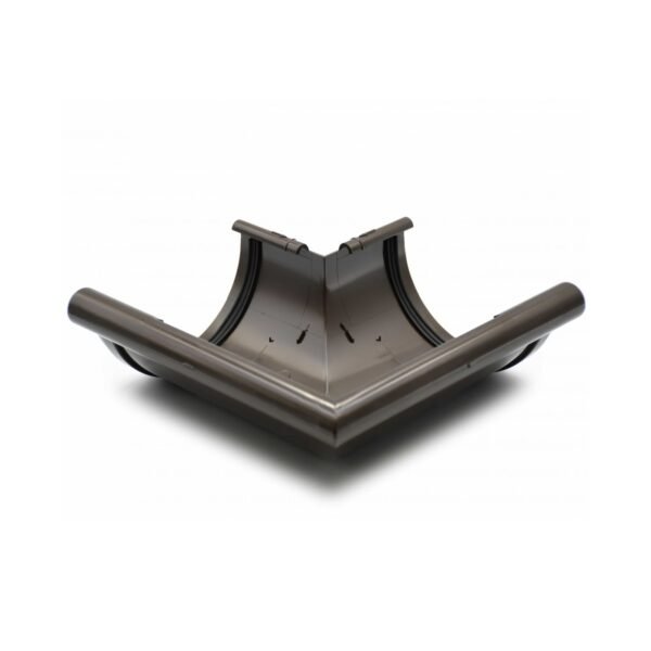 Кут ринви зовнішній 90° темно-коричневий 120мм GIZA