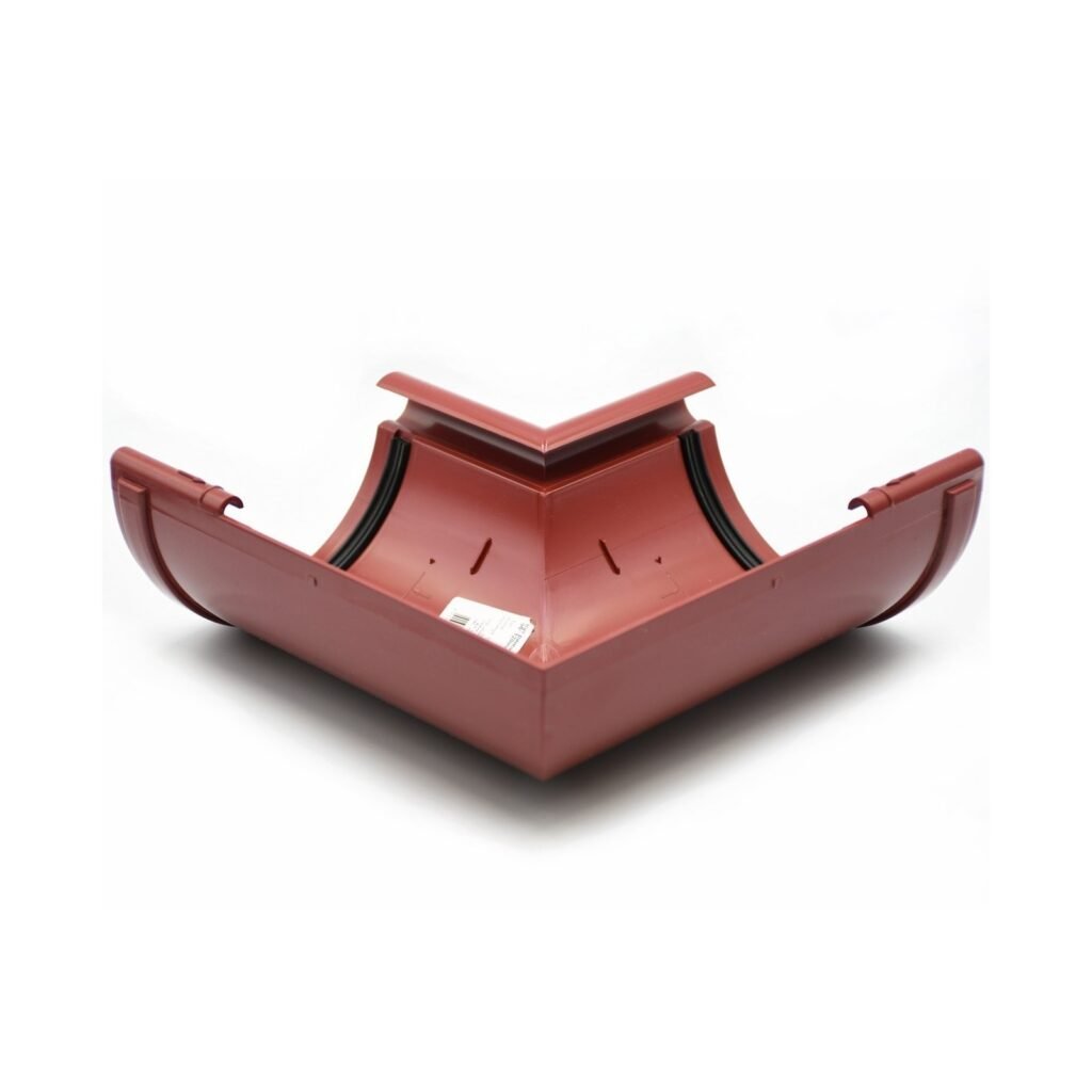 Кут ринви внутрішній 90° червоний 120мм GIZA