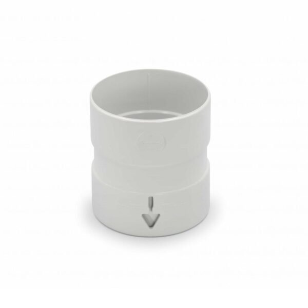 Муфта труби GIZA бІла 85мм