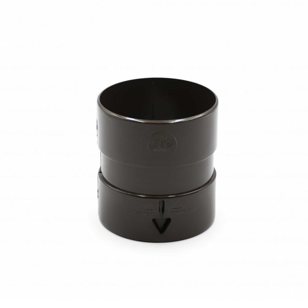 Муфта труби темно-коричнева 85мм GIZA