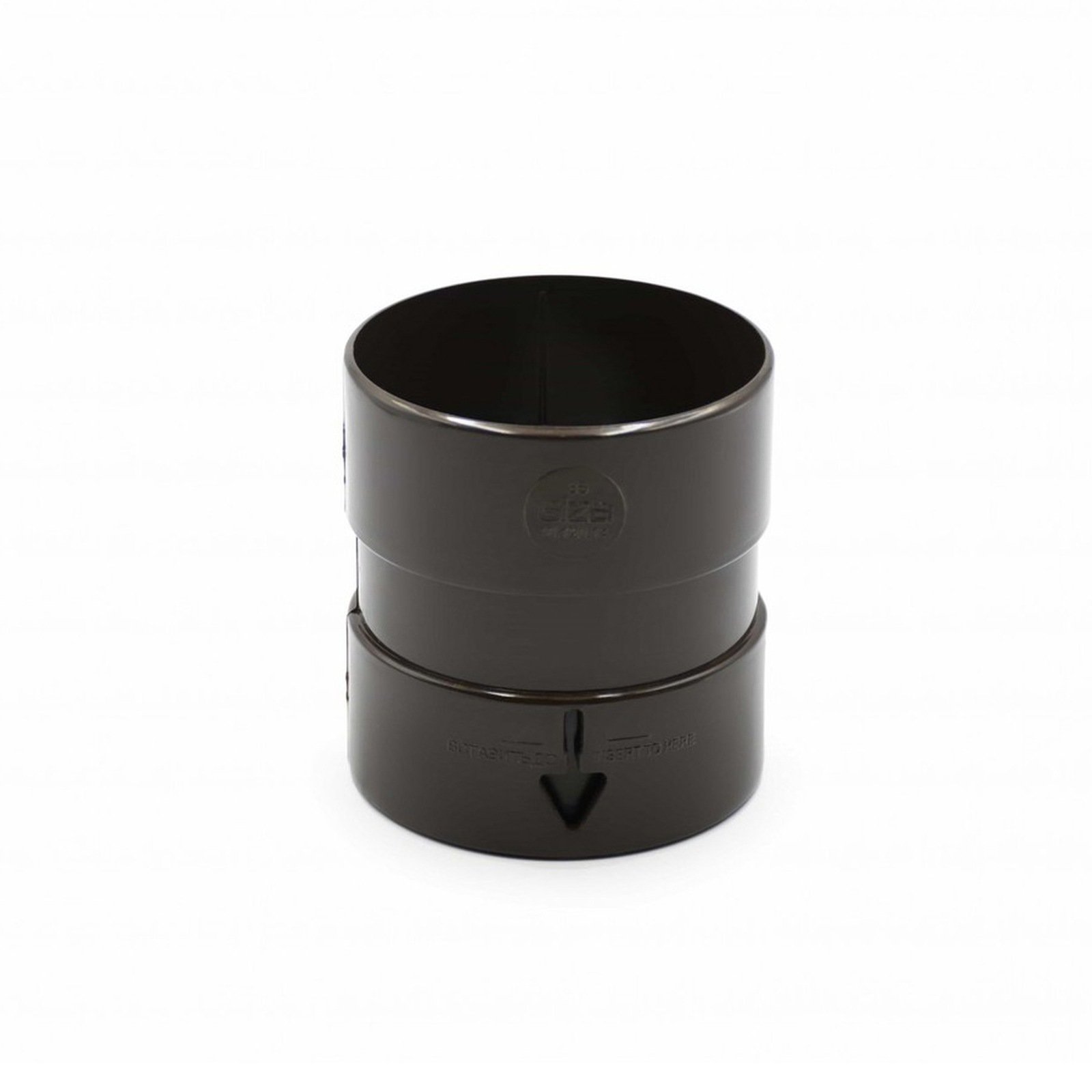 Муфта труби темно-коричнева 85мм GIZA Муфта труби темно-коричнева 85мм GIZA