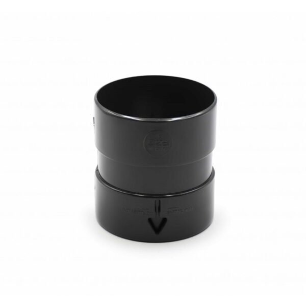 Муфта труби антрацитова 85мм GIZA