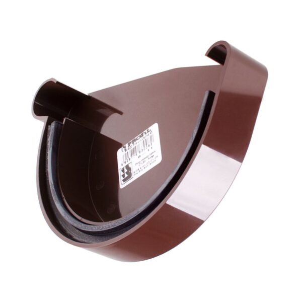 Заглушка ринви Profil ліва L 130 коричнева