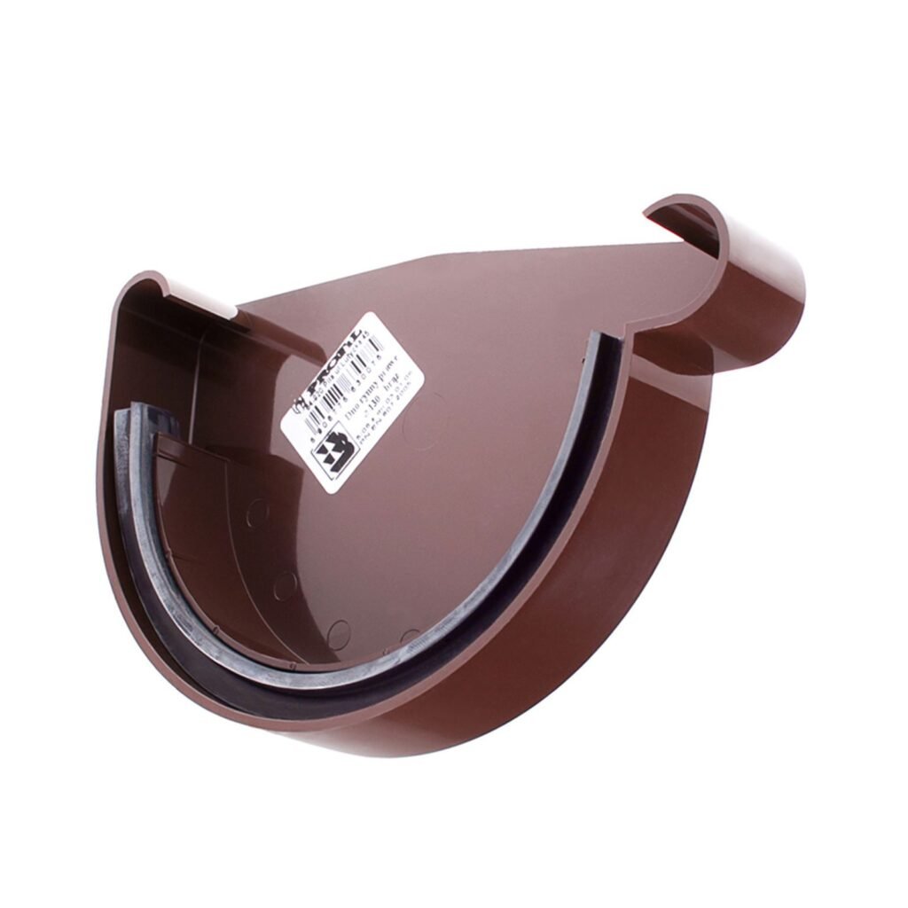 Заглушка ринви Profil права Р 130 коричнева