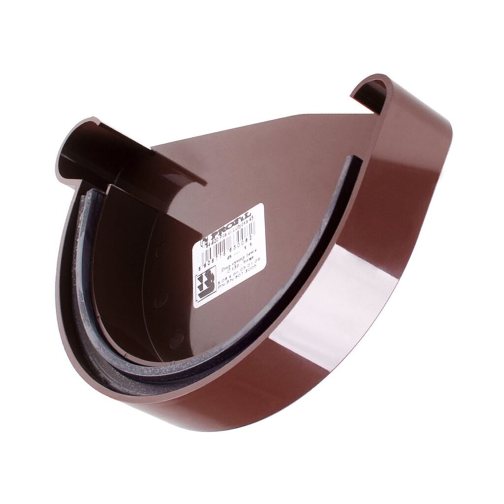 Заглушка ринви Profil ліва L 90 коричнева