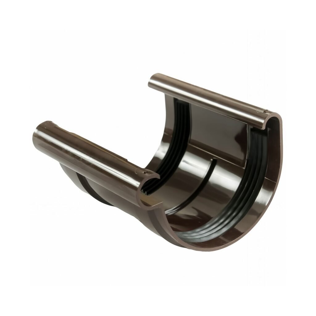 З`єднувач ринви Profil 90 коричневий