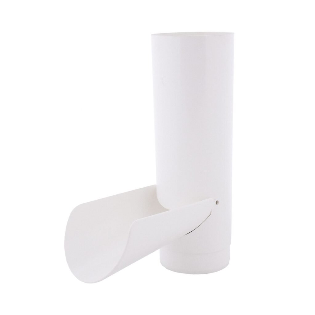 Відведення для збору води 130 біле