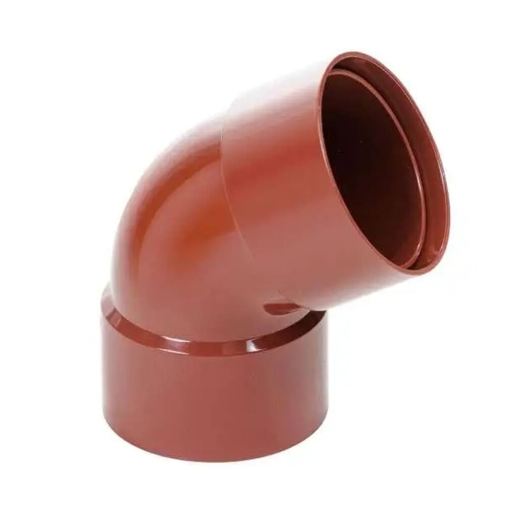 Коліно дворострубне Profil 75 цегляне