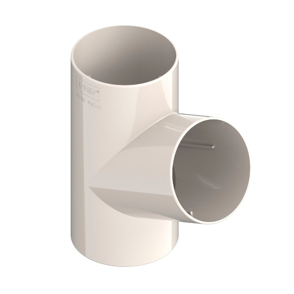 Трійник INES 80/80/80мм