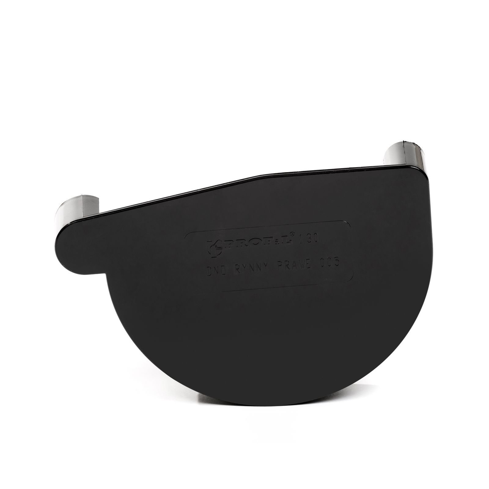 Заглушка ринви Profil права Р 90 чорна Заглушка ринви Profil права Р 90 чорна