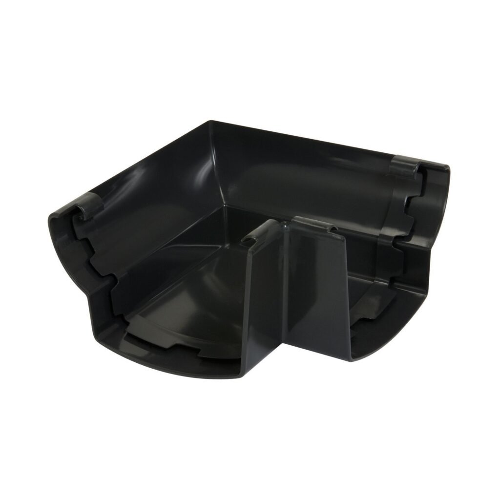 Кут жолоба 90 зовнішній тип 28, темно сірий, Система Nicoll Ovation® 28