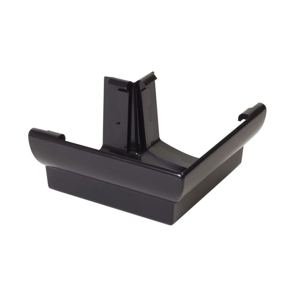 Кут жолоба 90 зовнішній тип 28, чорний, Система Nicoll Ovation® 28