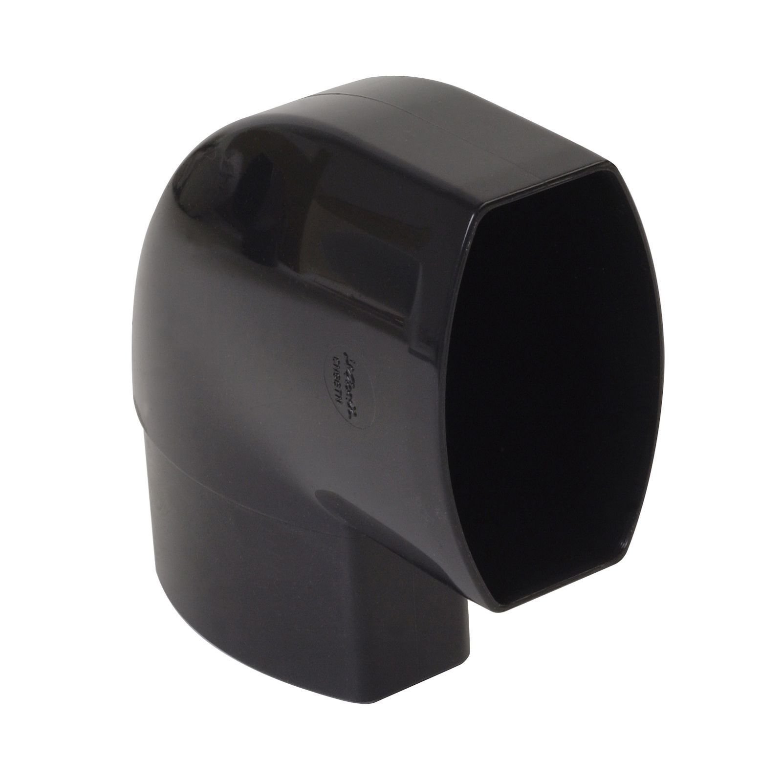 Відвід 90 по площині стіни D 90-56, чорний, Система Nicoll Ovation® 28 Відвід 90 по площині стіни D 90-56, чорний, Система Nicoll Ovation® 28