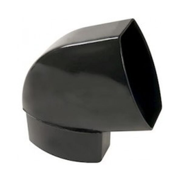 Відвід 67 по площині стіни D 90-56, чорний, Система Nicoll Ovation® 28