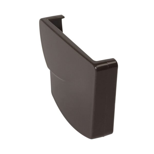 Заглушка жолоба права тип 28, коричнева, Система Nicoll Ovation® 28