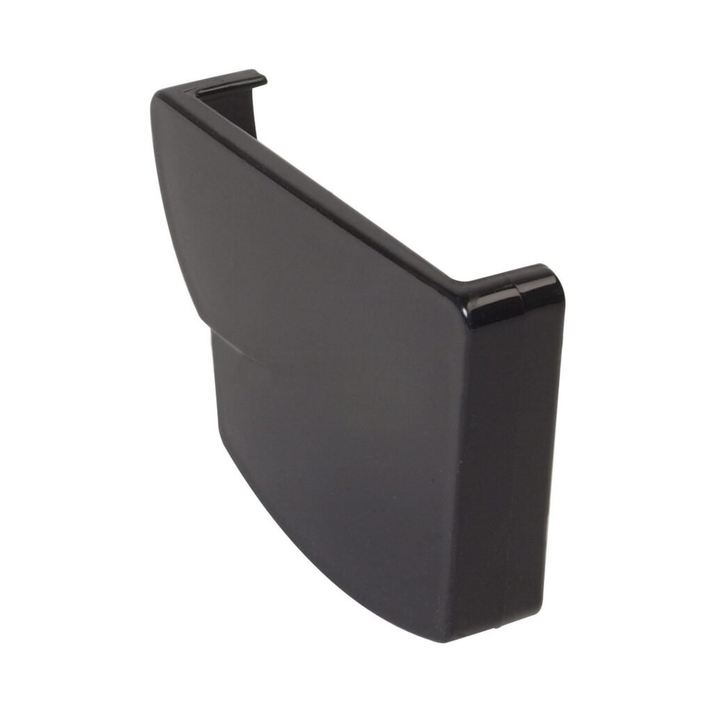 Заглушка жолоба права тип 28, чорна, Система Nicoll Ovation® 28