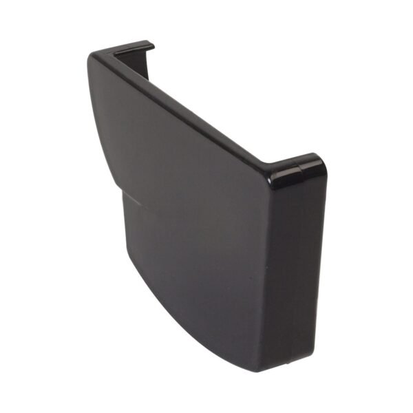 Заглушка жолоба права тип 28, чорна, Система Nicoll Ovation® 28