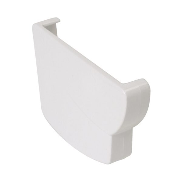 Заглушка жолоба ліва тип 28, біла, Система Nicoll Ovation® 28