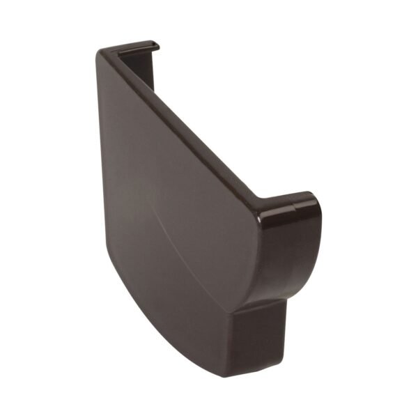Заглушка жолоба ліва тип 28, коричнева, Система Nicoll Ovation® 28