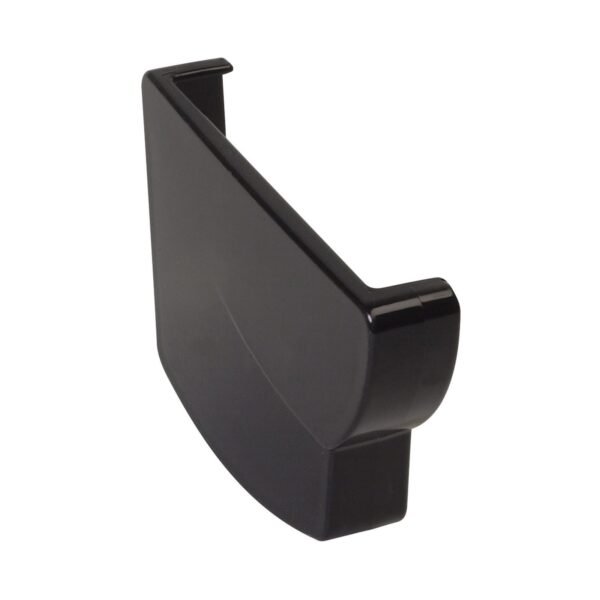 Заглушка жолоба ліва тип 28, чорна, Система Nicoll Ovation® 28
