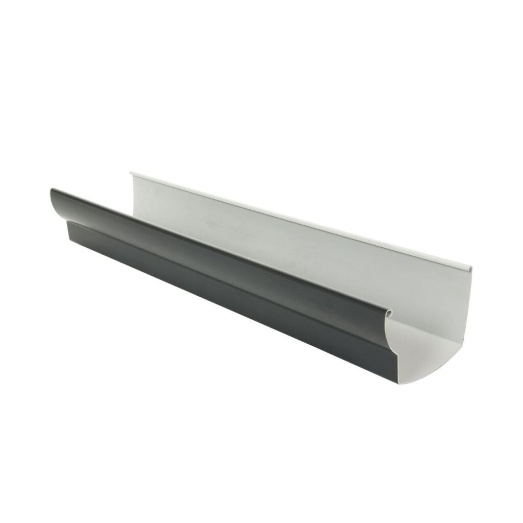 Жолоб водостічний 4 м. тип 28 темно сірий, Система Nicoll Ovation® 28