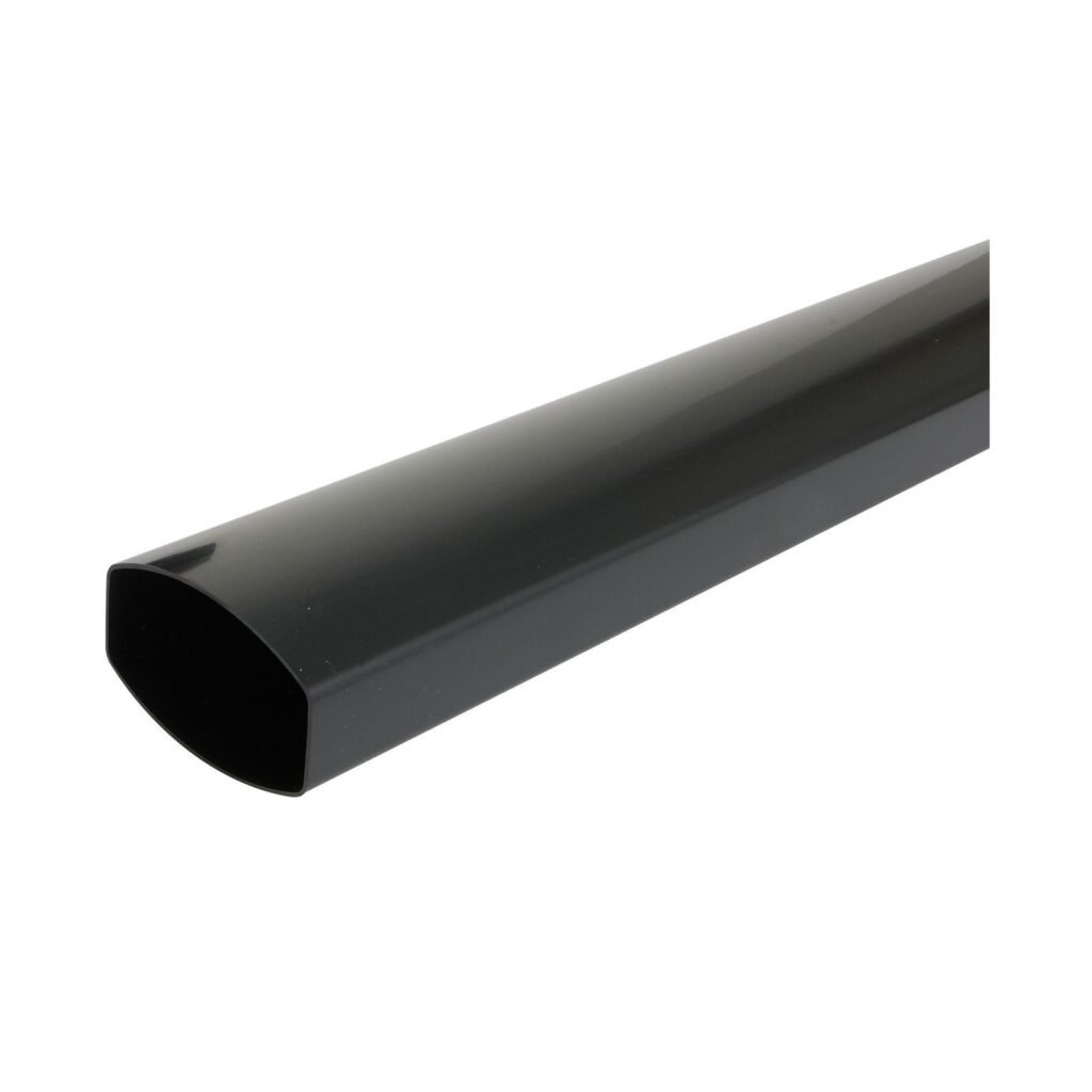 Труба водостічна 4 м. 90/56, темно сіра, Система Nicoll Ovation® 28