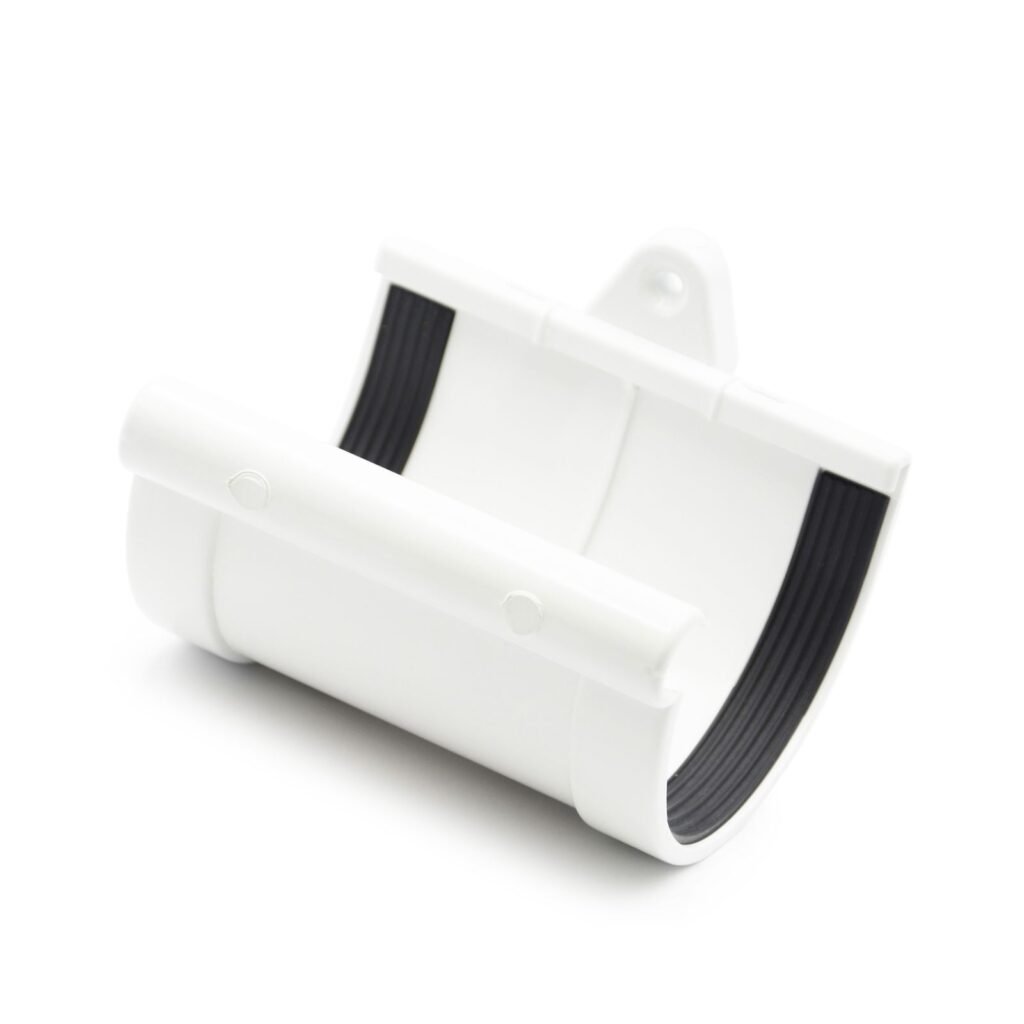 Муфта ринви біла 90мм RainWay