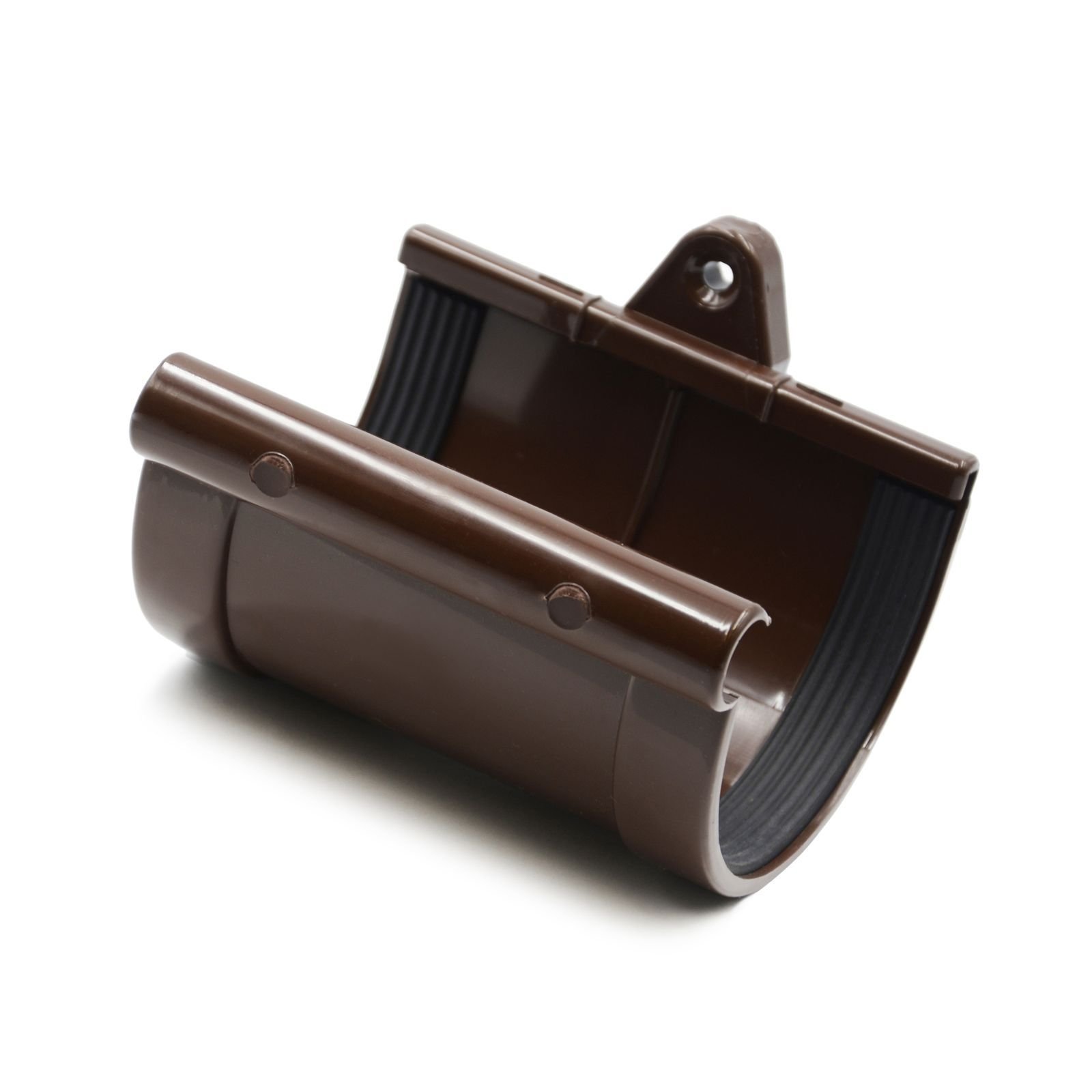 Муфта ринви коричнева 90мм RainWay Муфта ринви коричнева 90мм RainWay