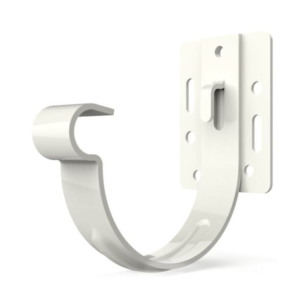 Кронштейн ринви сталевий 90 білий (короткий)