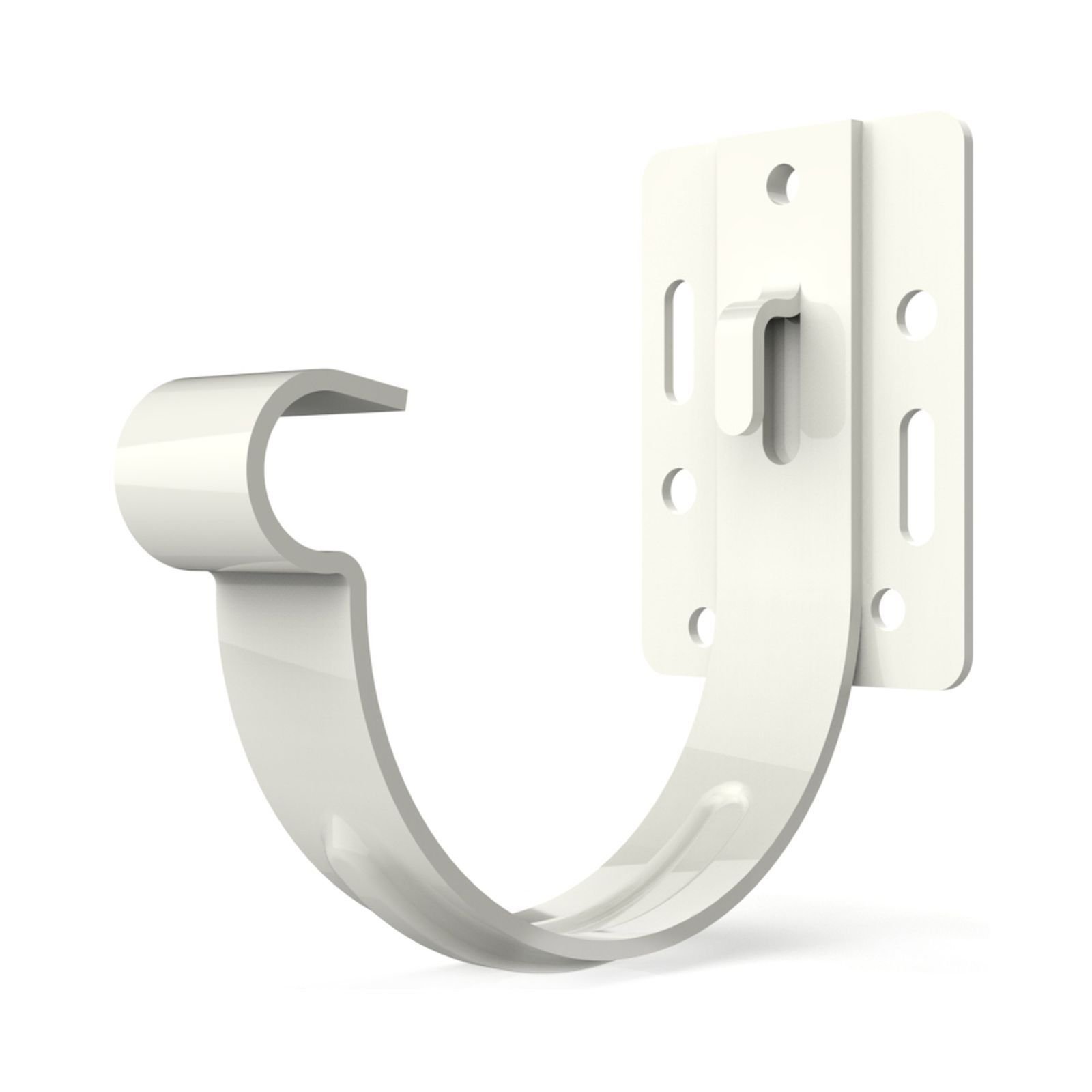 Кронштейн ринви сталевий 90 білий (короткий) Кронштейн ринви сталевий 90 білий (короткий)