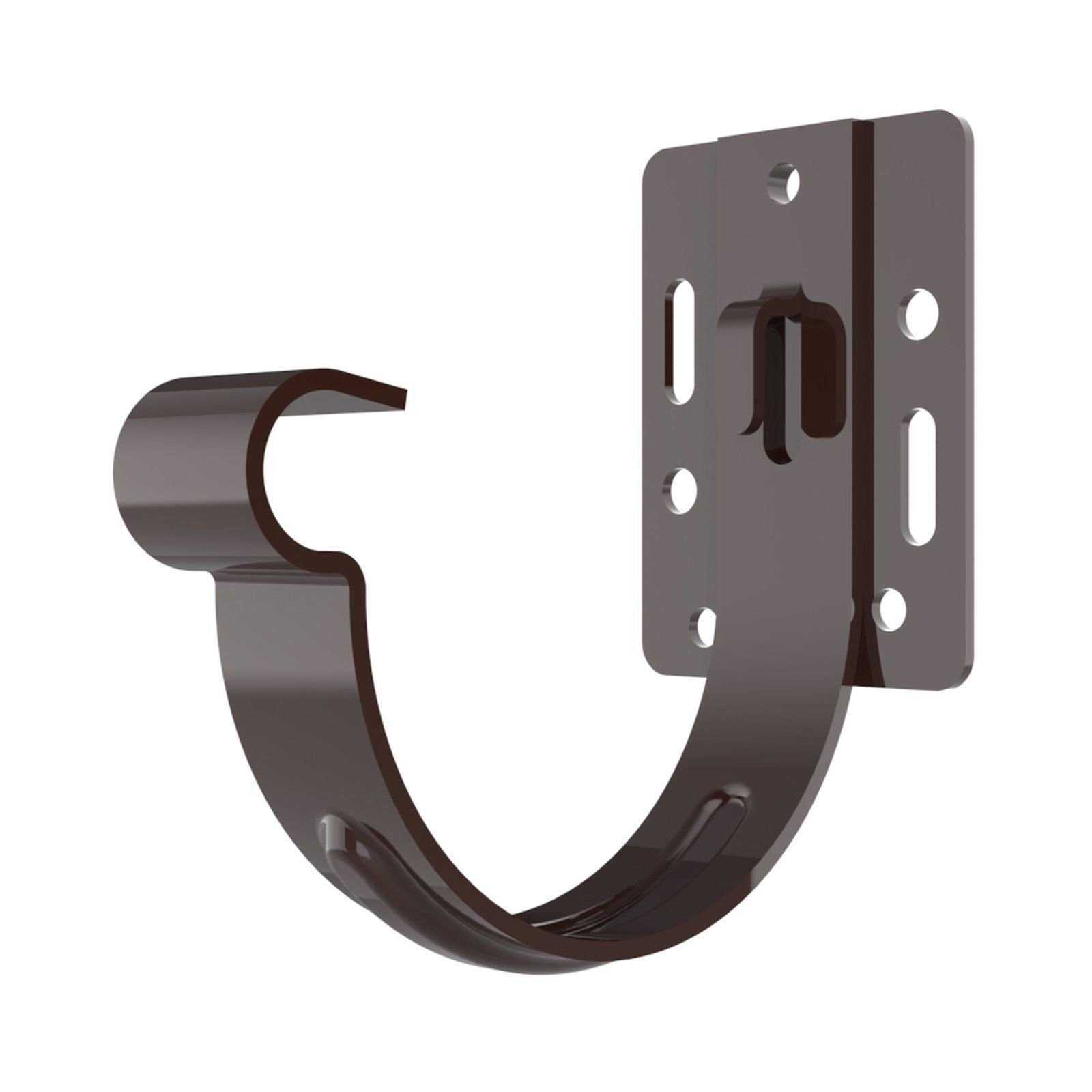 Кронштейн ринви сталевий 90 коричневий (короткий) Кронштейн ринви сталевий 90 коричневий (короткий)