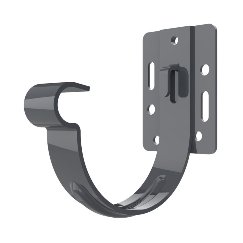 Кронштейн ринви сталевий 90 графіт (короткий)