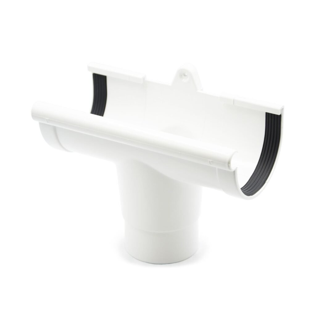 Лійка ринви біла 90мм RainWay