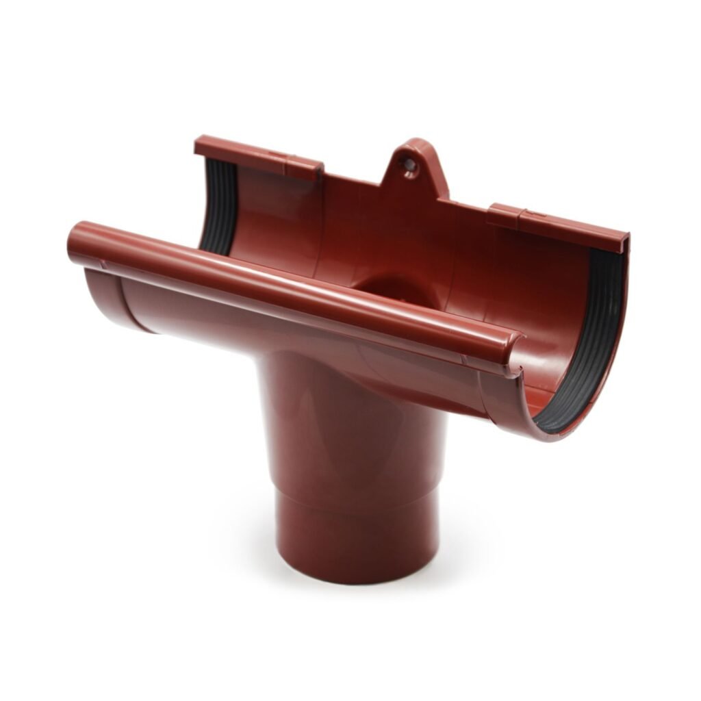 Лійка ринви червона 90мм RainWay