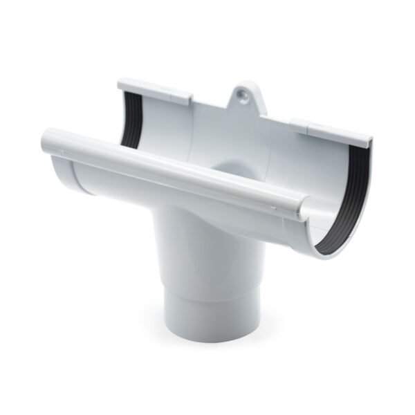 Лійка ринви сіра 90мм RainWay