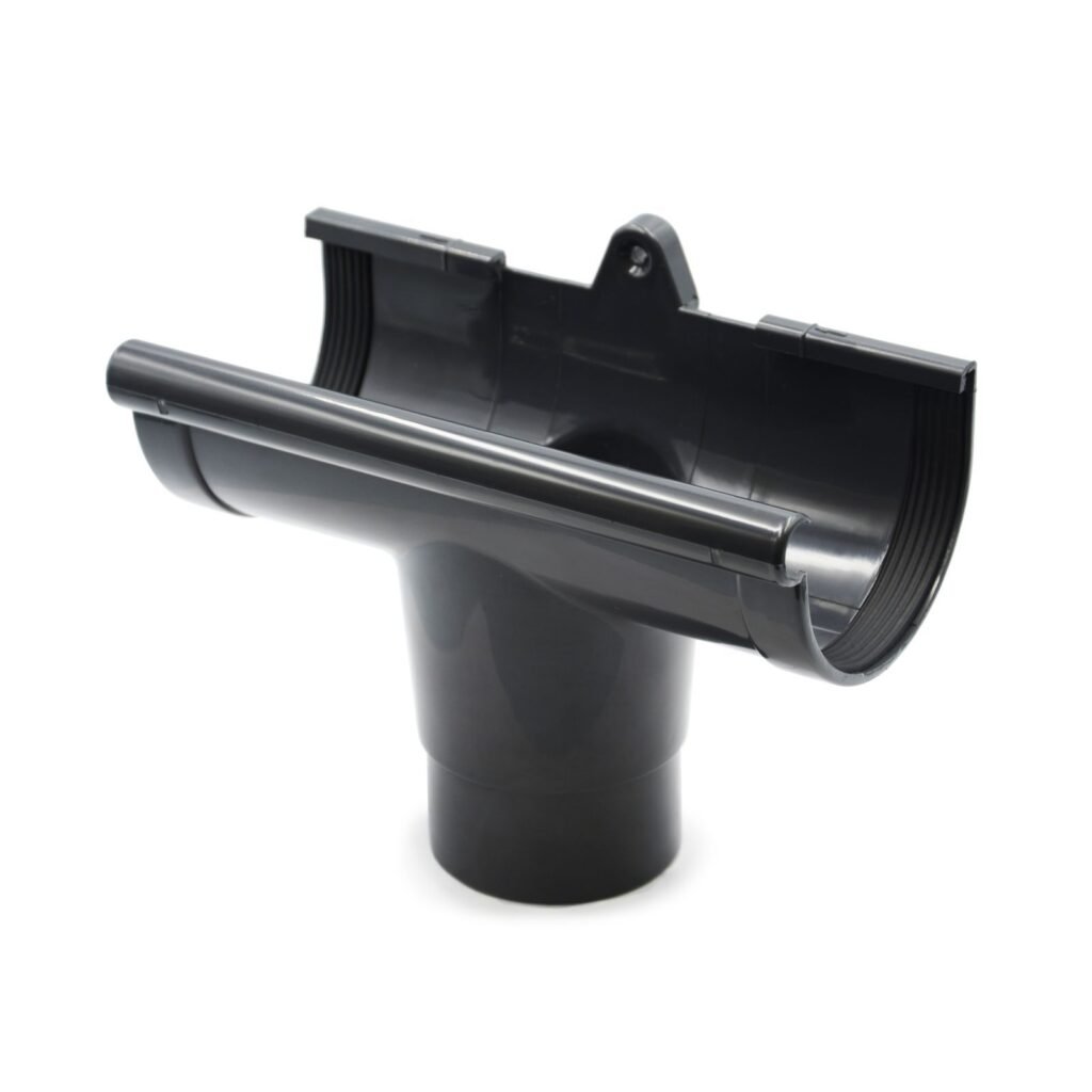 Лійка ринви графітова 90мм RainWay