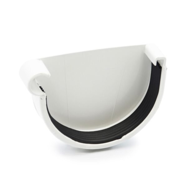 Заглушка ринви ліва біла 90мм RainWay