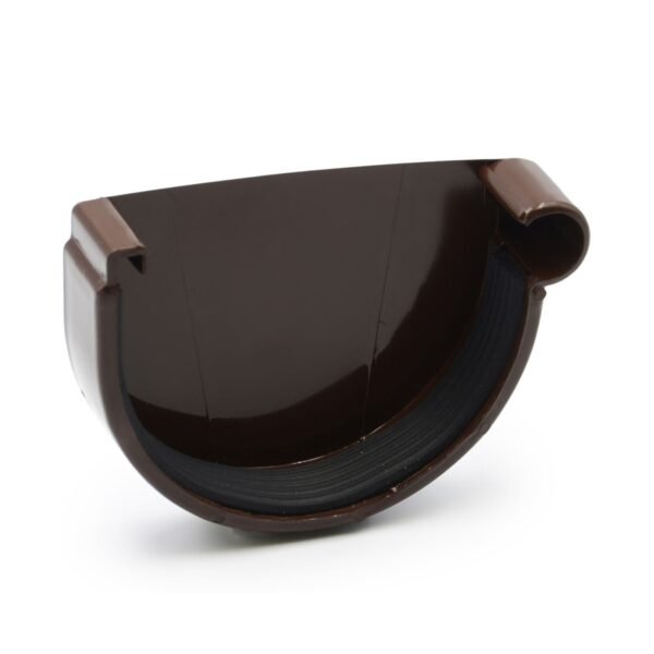 Заглушка ринви права коричнева 90мм RainWay