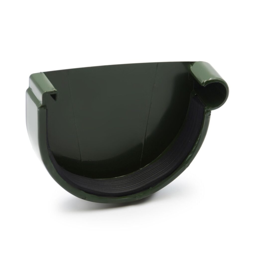 Заглушка ринви права зелена 90мм RainWay