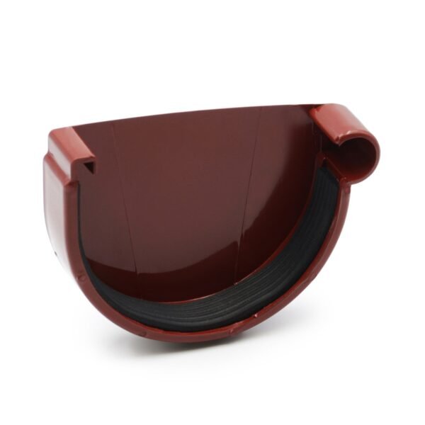 Заглушка ринви права червона 90мм RainWay