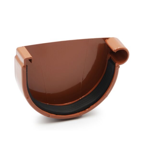 Заглушка ринви права цегляна 90мм RainWay