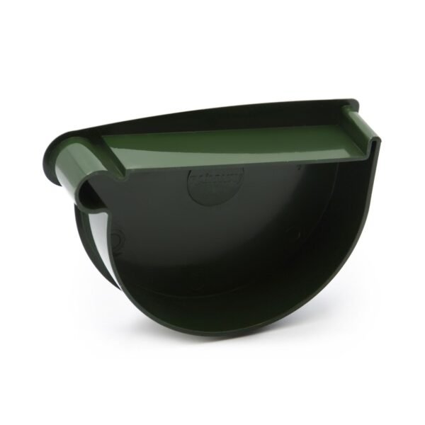 Заглушка лійки ліва зелена 90мм RainWay