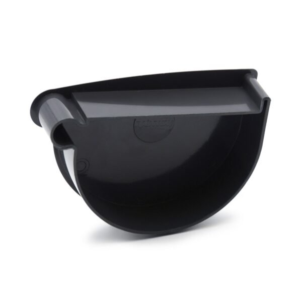 Заглушка лійки ліва графітна 90мм RainWay